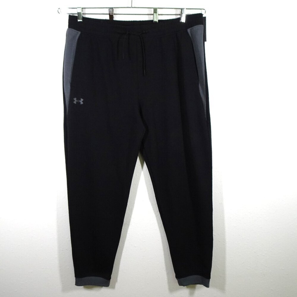 Under Armour Jogger Sweatpants Pants Men's Size 2XL Black Activewear Pockets